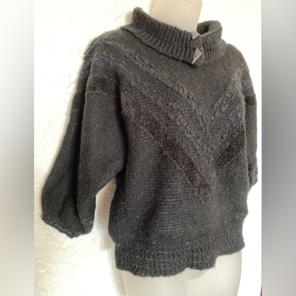 🖤 Vintage 80’s chevron sweater - Picture 2 of 12
